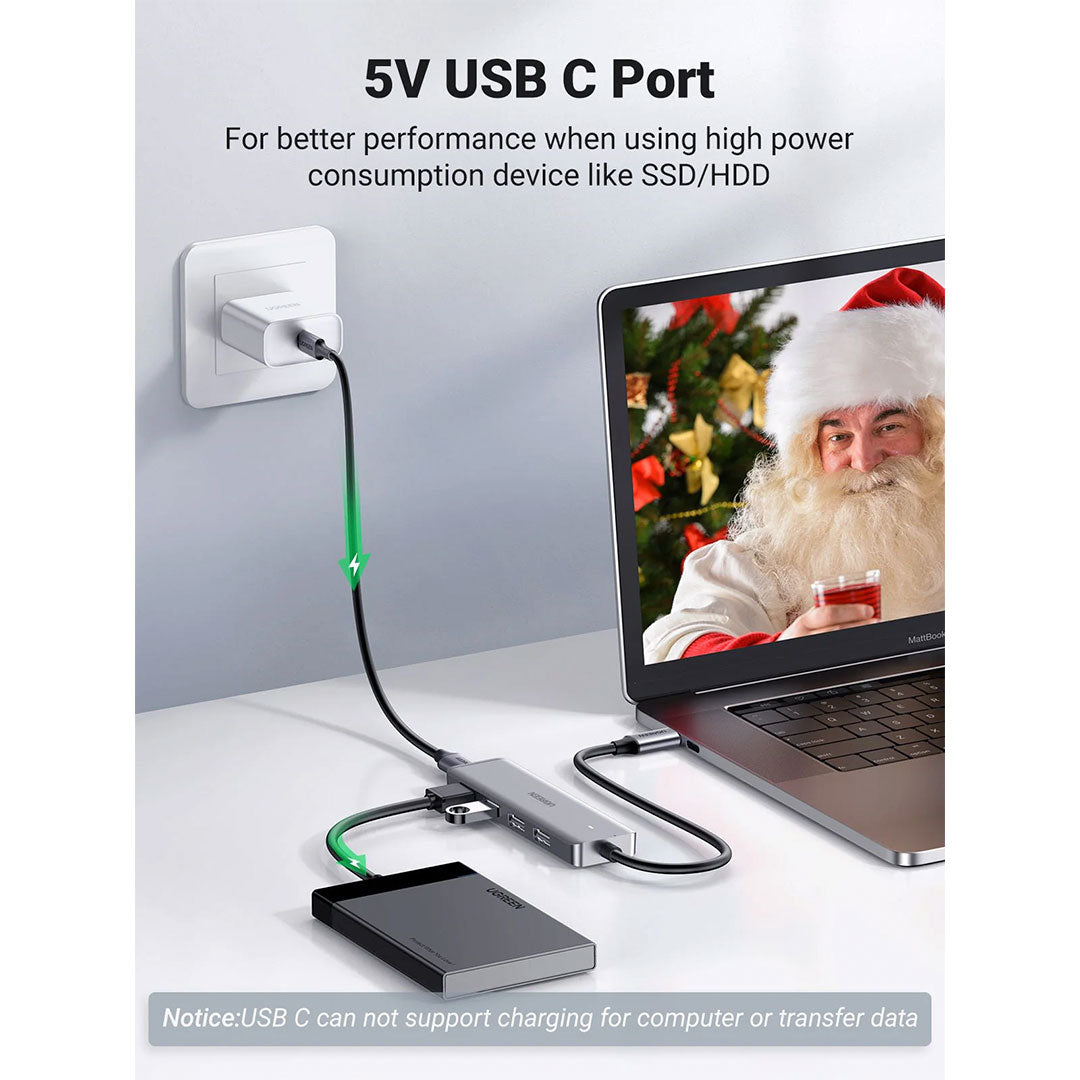 UGREEN CM219 70336 Adaptador HUB 4USB 3.0