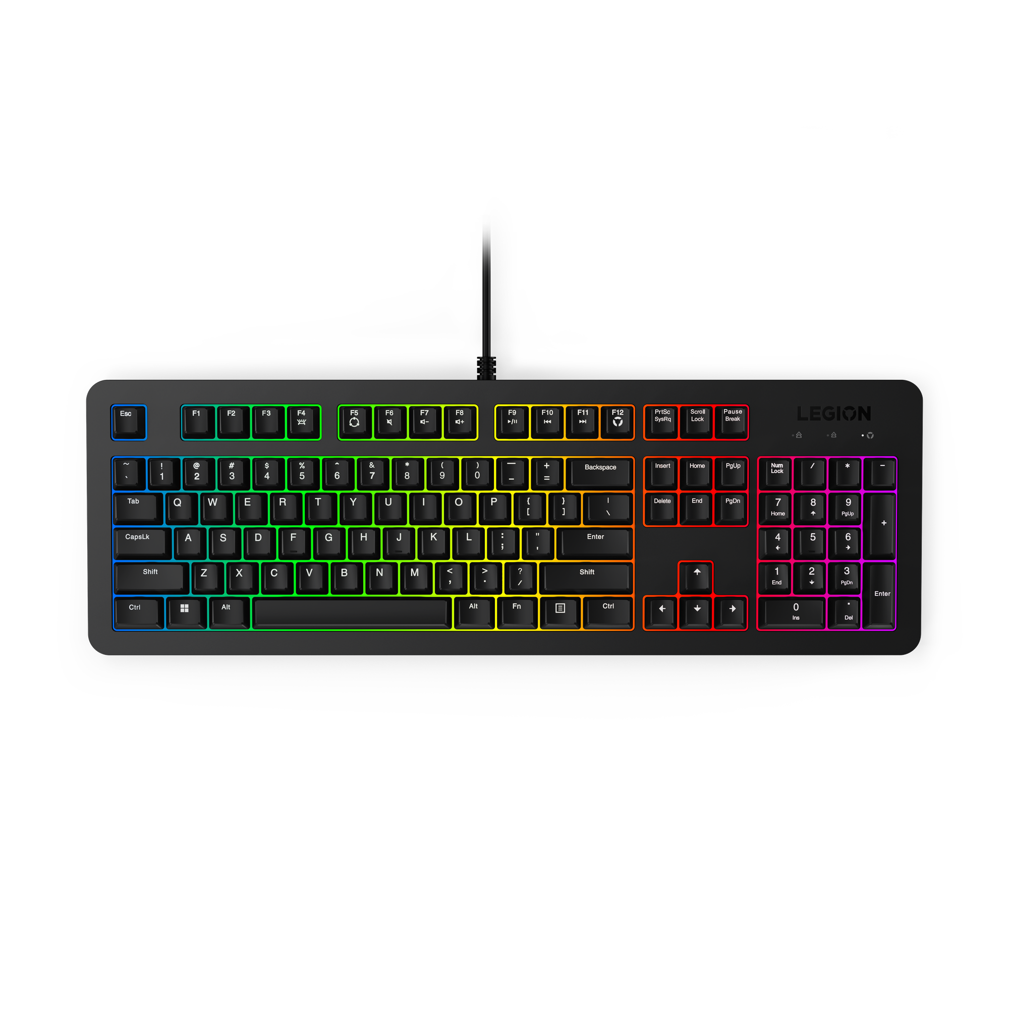 LENOVO Legion KB310 Teclado Gamer RGB Cable USB 2.0 Negro GY41N91858