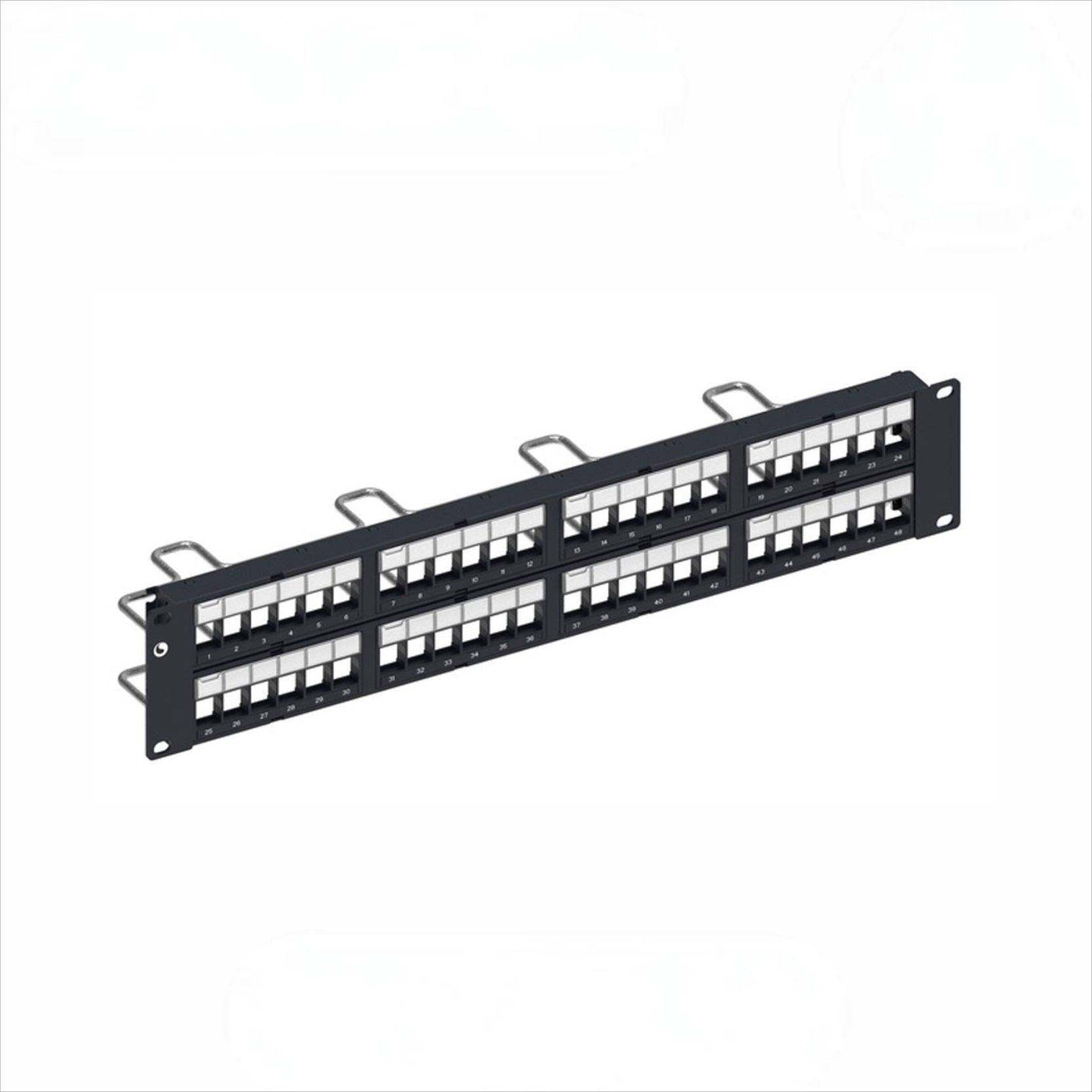 COMMSCOPE 760237041 Patch Panel 48 Puertos Modular Cat5E Cat6 y Cat6A SL