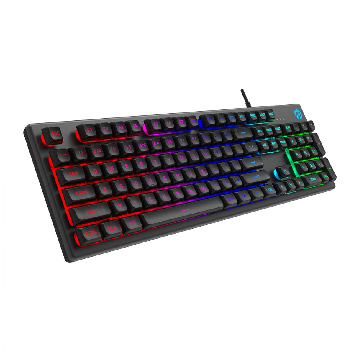 HP K500F 7ZZ97AA Teclado Gamer RGB retroiluminado 104 botones USB