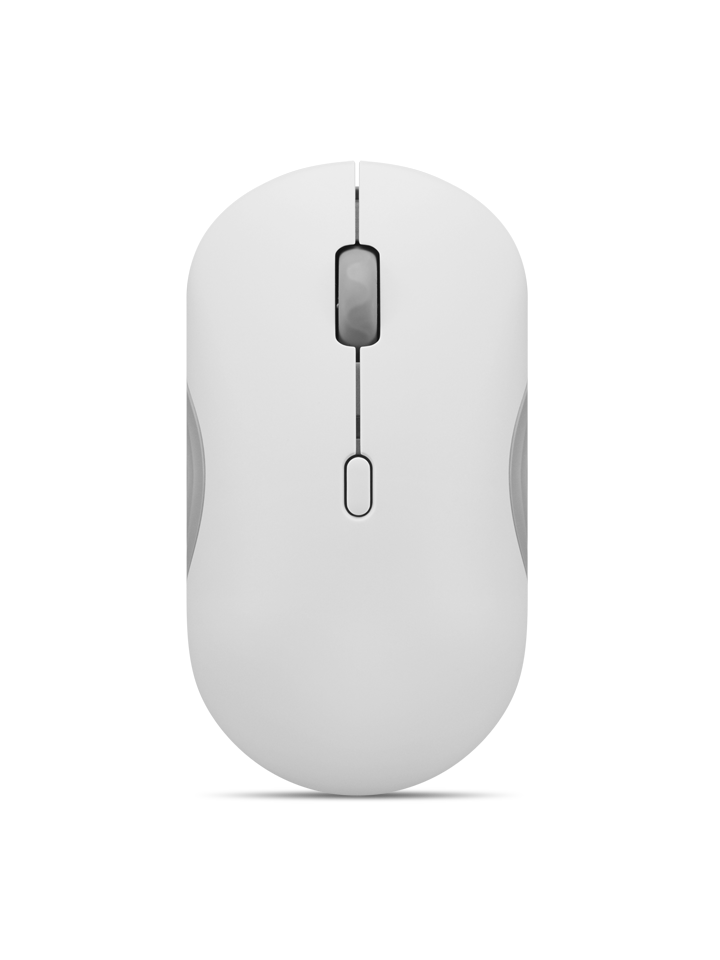 LENOVO 350 Mouse Silencioso Dual Bluetooth 5.3 Sin Batería Gris Nube GY51S61909