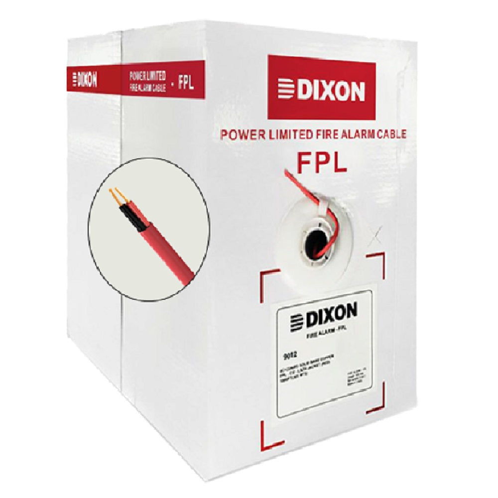 DIXON 9012 Cable sólido contra incendio FPL 2x14, 305m