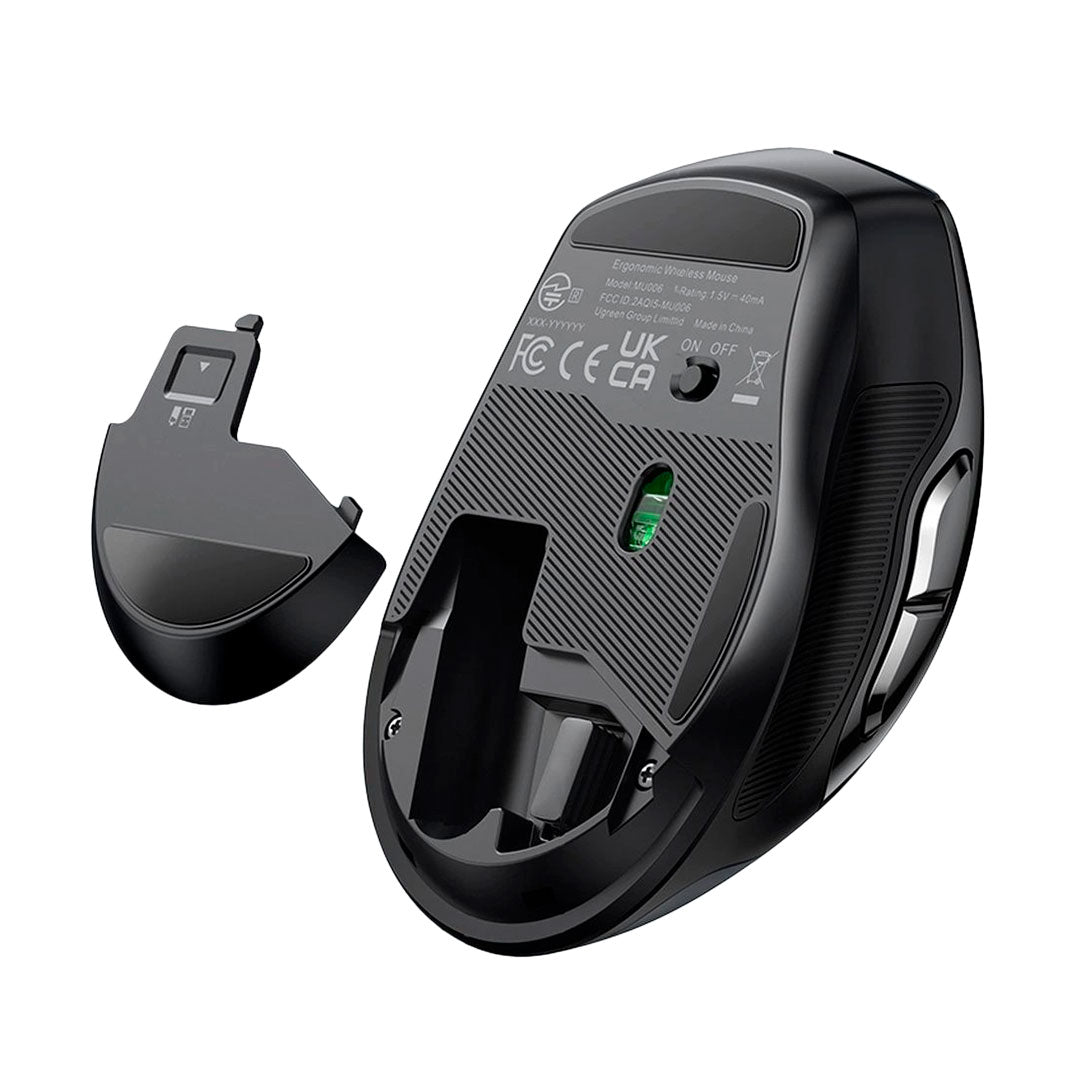 UGREEN MU006 90545 Mouse Inalámbrico Ergonómico 6 Botones