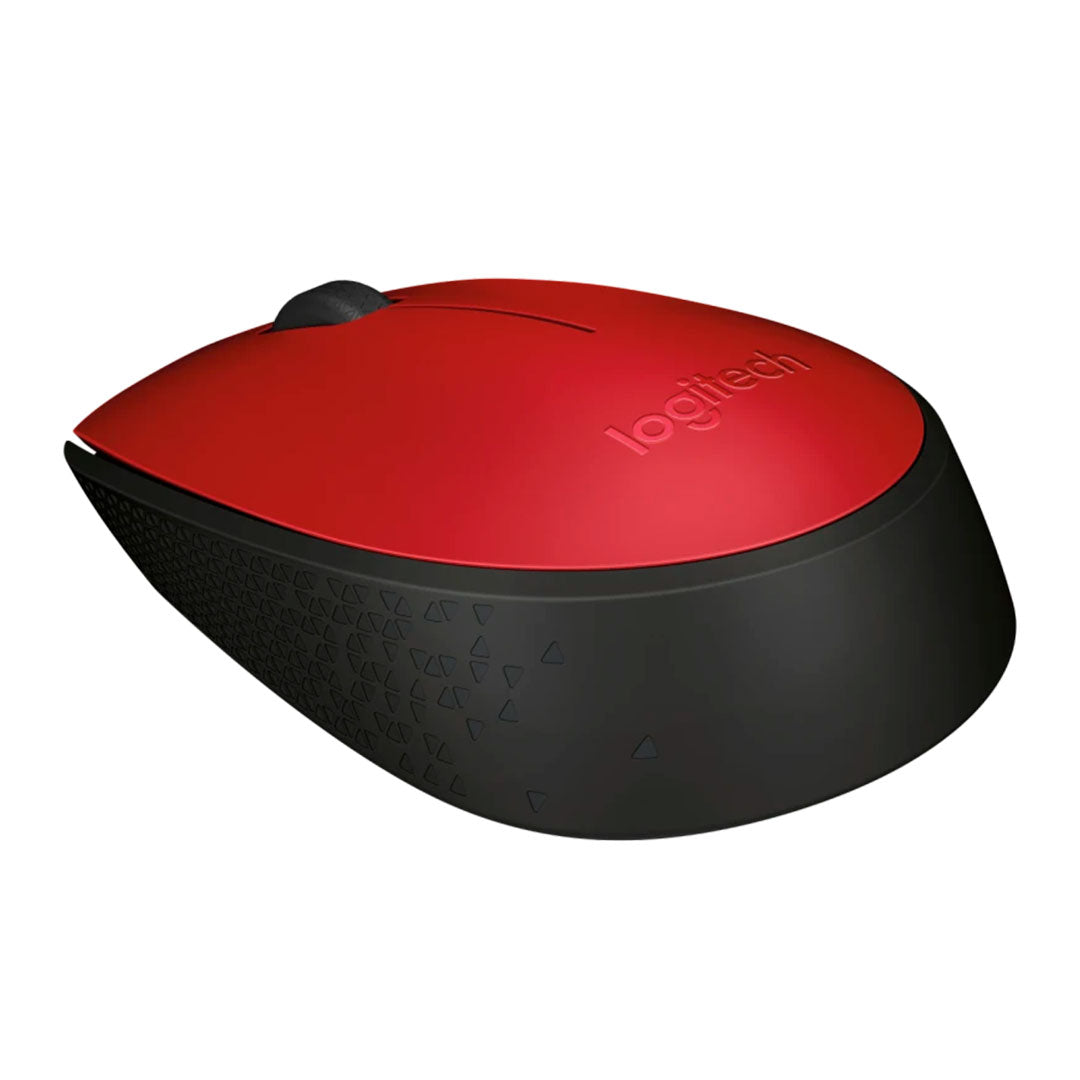 LOGITECH M170 Mouse inalámbrico ambidiestro 1000dpi Rojo 910-004941