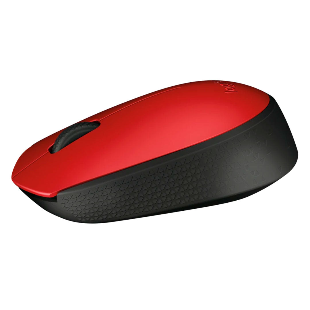LOGITECH M170 Mouse inalámbrico ambidiestro 1000dpi Rojo 910-004941