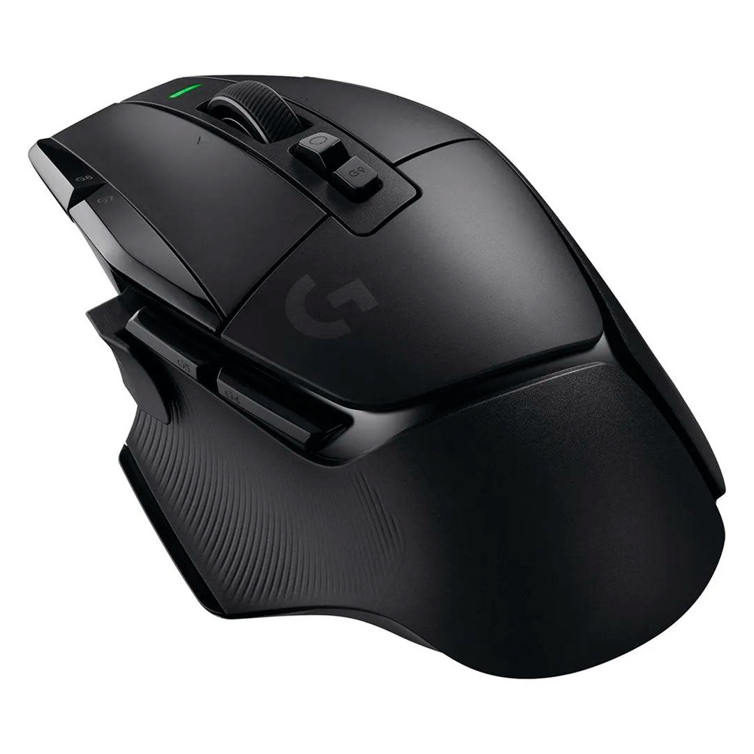 LOGITECH G502 X Mouse Gaming, sensor HERO 25600 dpi, interruptores LIGHTFORCE, Negro, 910-006136