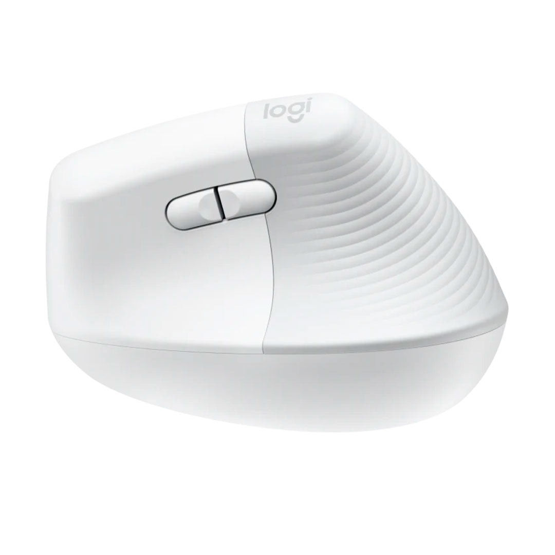 LOGITECH LIFT Mouse vertical ergonómico derecho 6 botones, Blanco, Bluetooth, USB, 4000 dpi, 910-006469