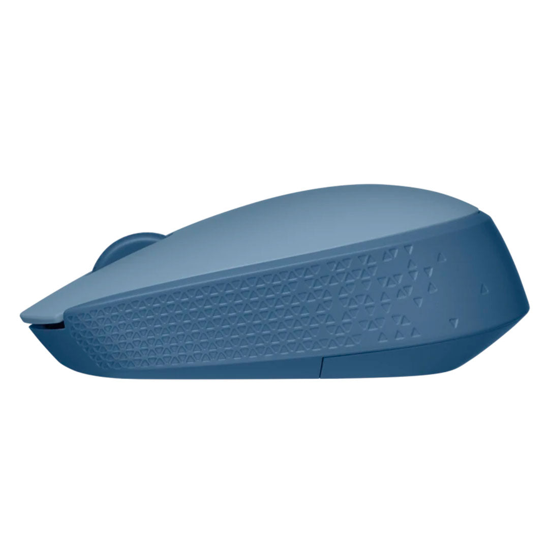 LOGITECH M170 Mouse inalámbrico ambidiestro, 1000 dpi, Azul, 910-006863