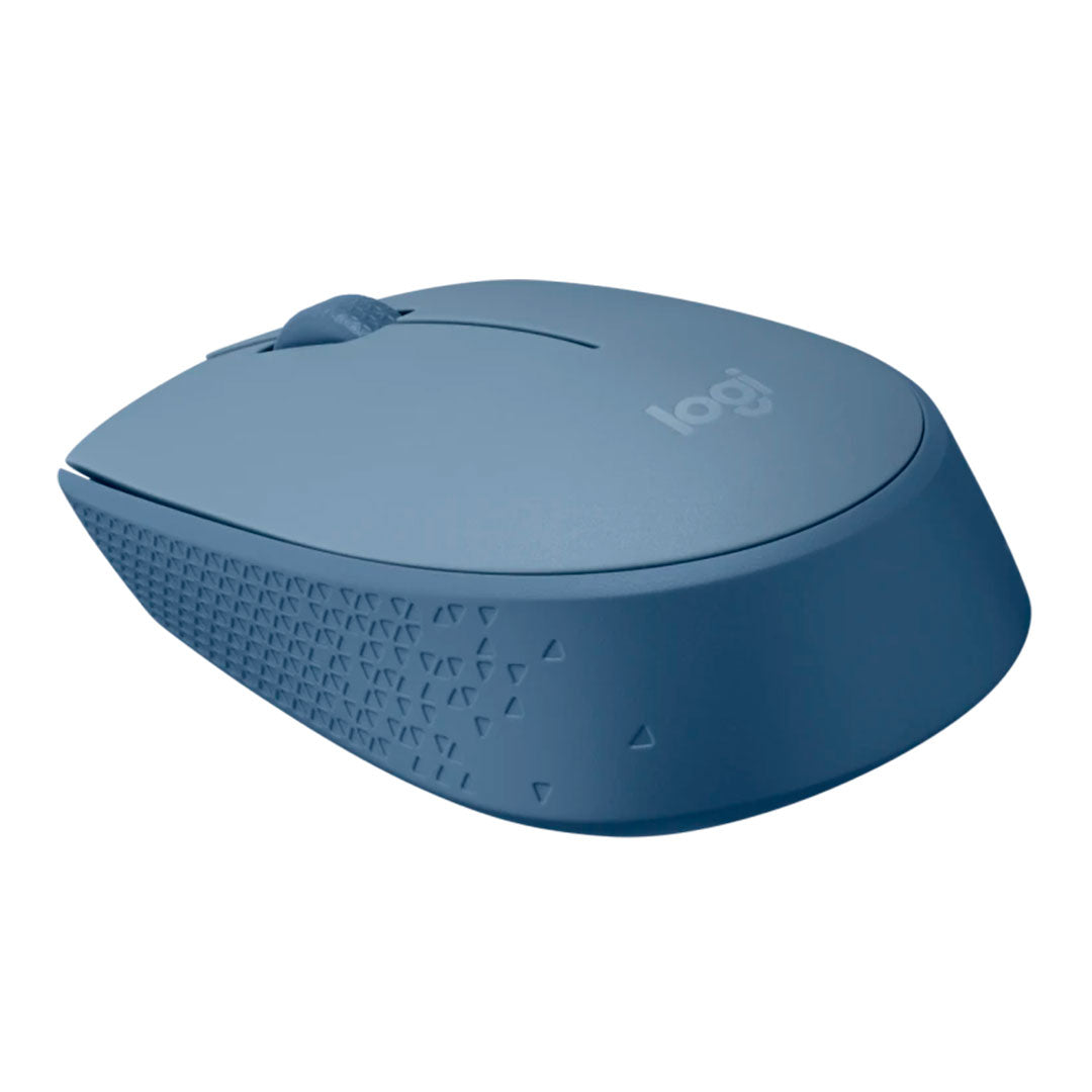 LOGITECH M170 Mouse inalámbrico ambidiestro, 1000 dpi, Azul, 910-006863