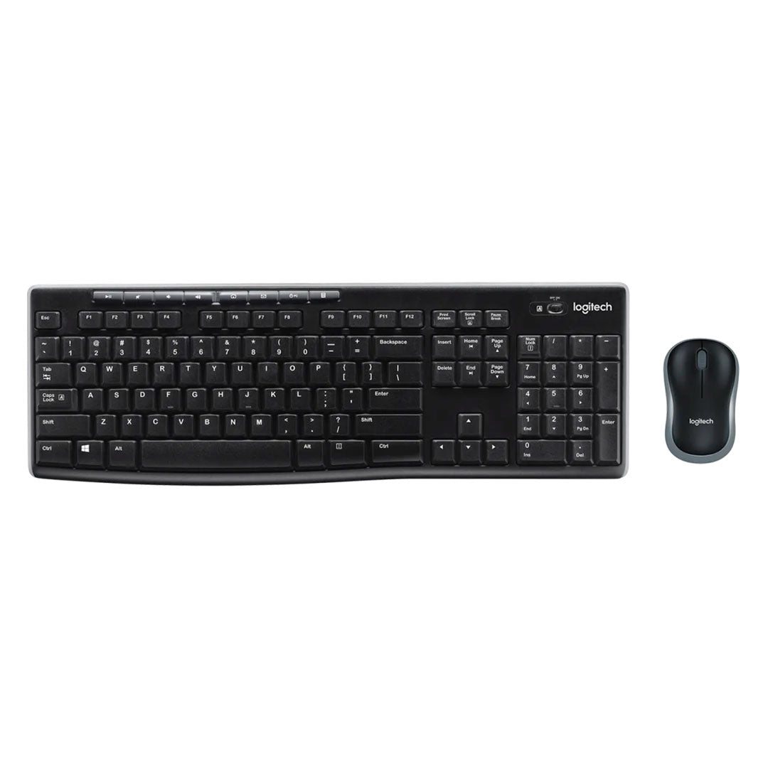LOGITECH MK270 Kit Teclado y Mouse Inalámbrico Negro