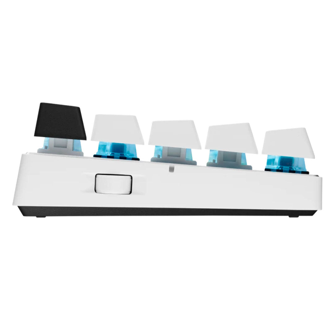 LOGITECH G PRO X 60 Teclado mecánico inalámbrico gaming LIGHTSPEED 60%, Blanco, 920-011921