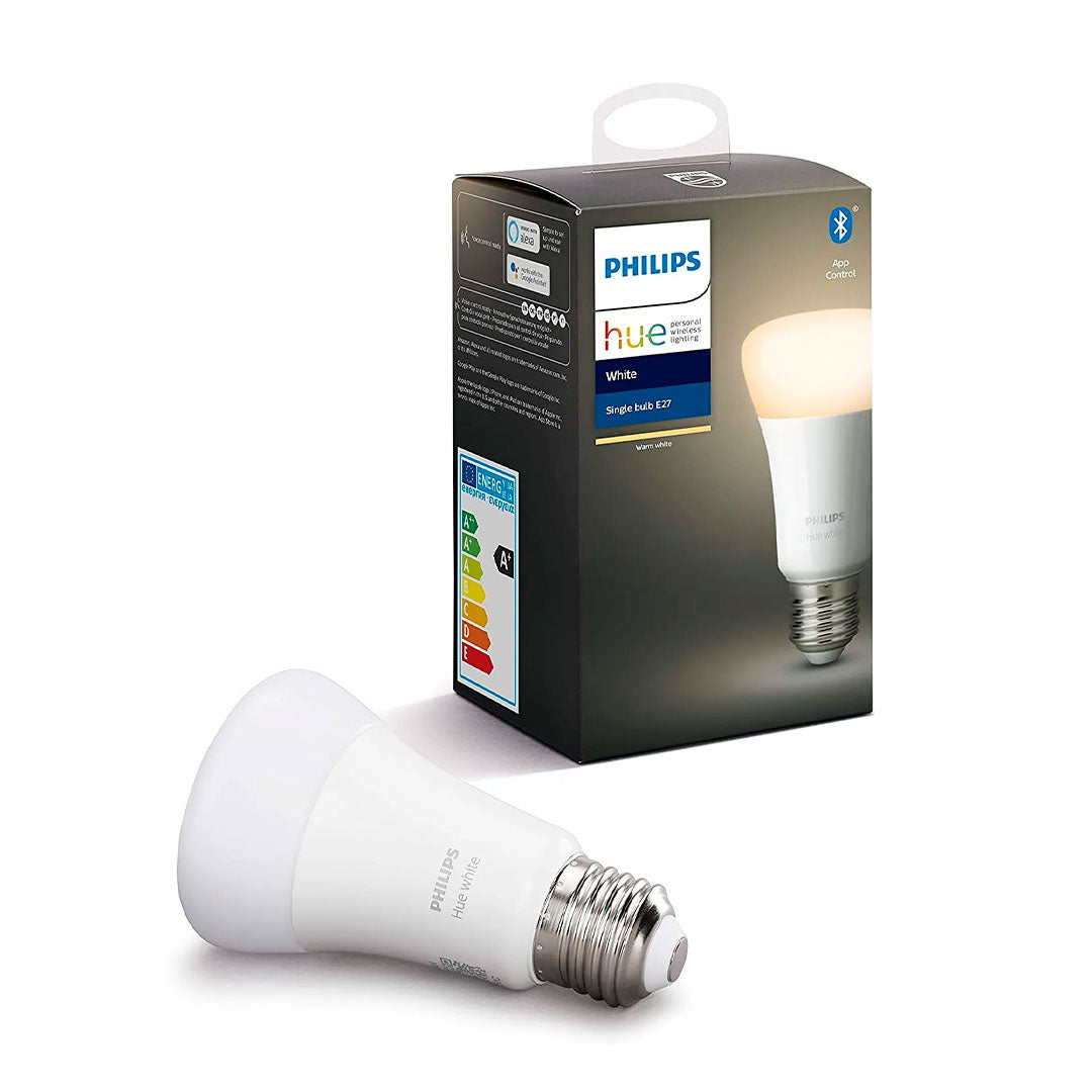 PHILIPS HUE 929002469202 Foco LED inteligente E27 9w, Luz blanco cálido. Bluetooth