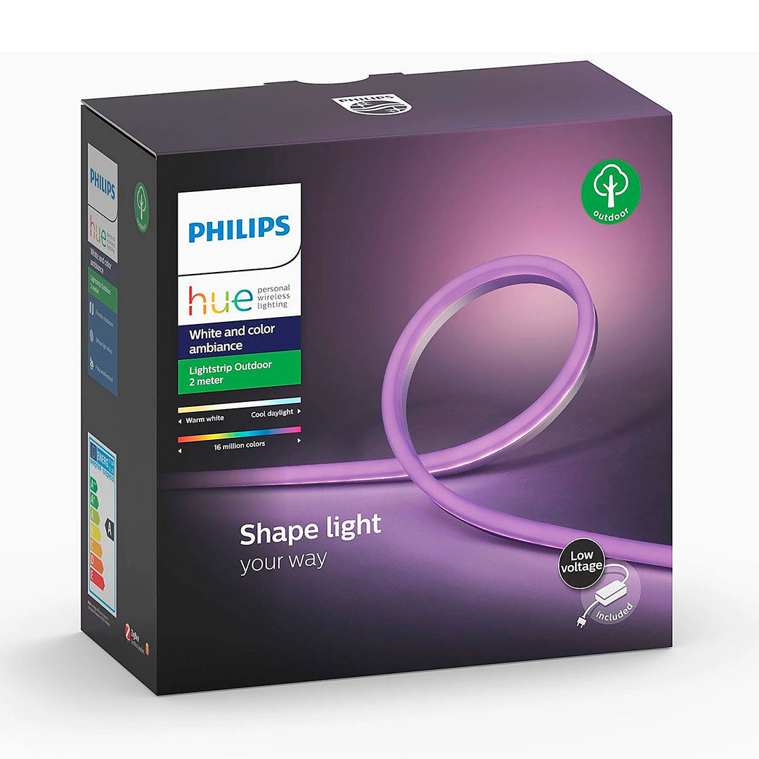 PHILIPS HUE 929002289002 Tira de luz para exteriores 2mts Multicolor 19w, 850 lúmenes