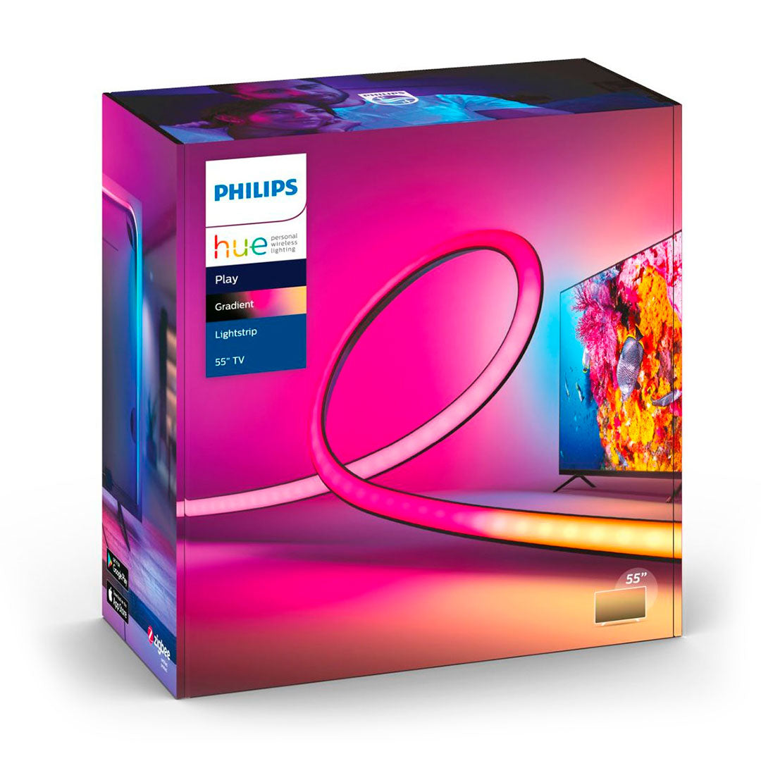 PHILIPS HUE 929002422701 Tira LED para TV 55" 19w, 25000 horas