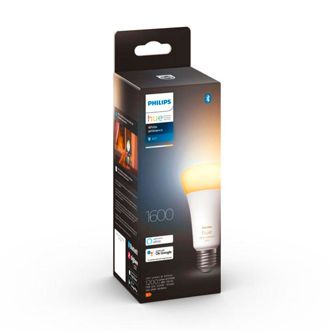 PHILIPS HUE Kit Foco A67 E27 + Interruptor + Bridge Inteligente