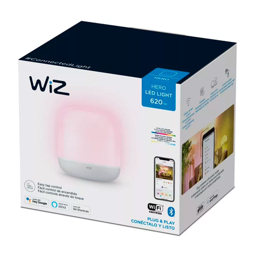 WIZ HERO Lámpara WIFI inteligente tipo C, luminaria decorativa para mesa, 620 lúmenes, 2500 horas 929002626712