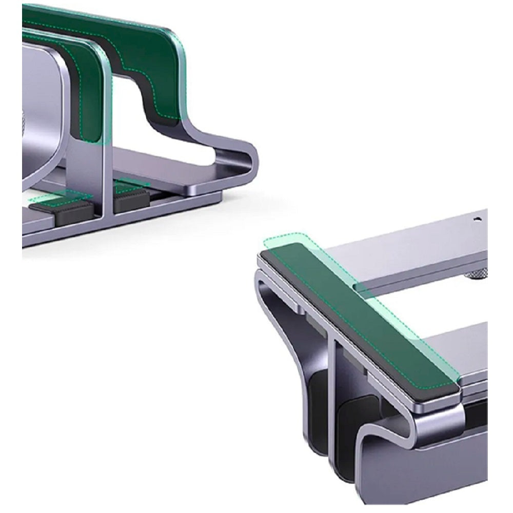 UGREEN LP258 60643 Soporte Vertical Dual Ajustable para Laptop