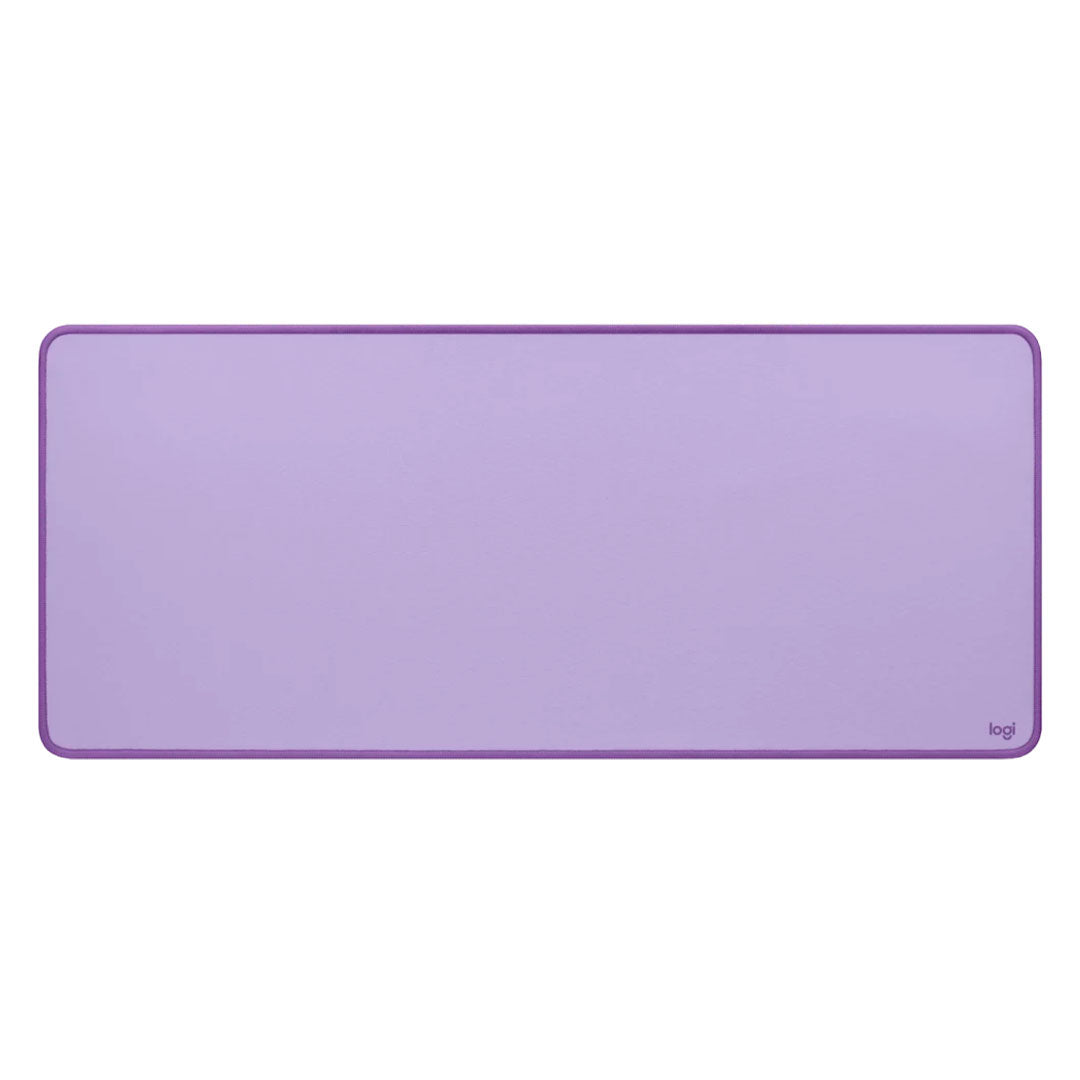 LOGITECH DESK MAT STUDIO Pad mouse largo 30x70cm, resistente a salpicaduras, Violeta, 956-000036