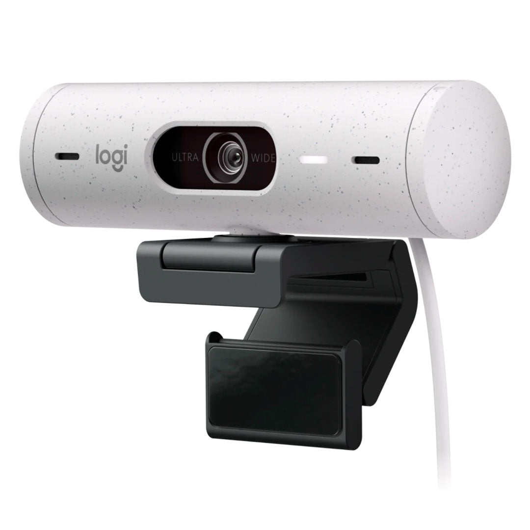 LOGITECH BRIO 500 Cámara Web Full HD 1080p HDR 60fps Blanco