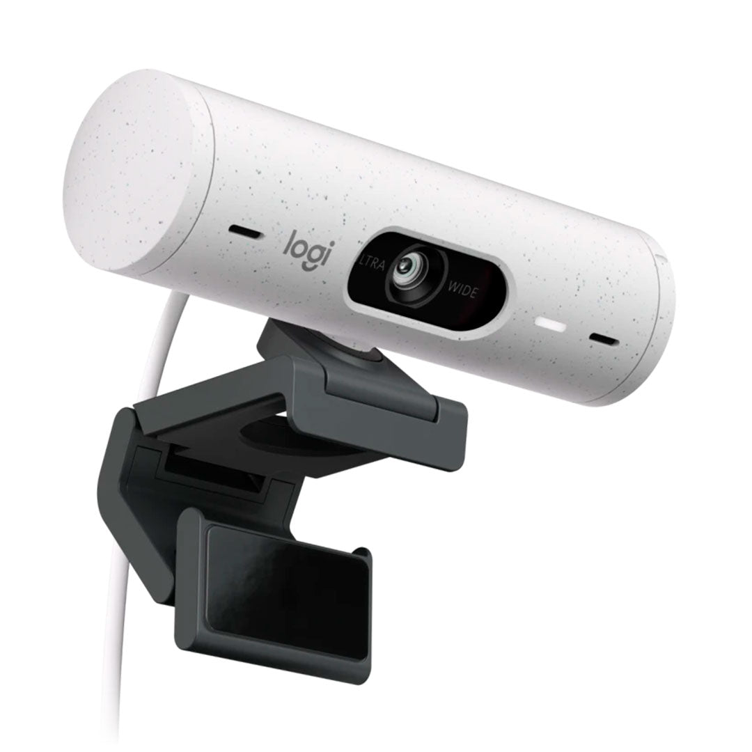 LOGITECH BRIO 500 Cámara Web Full HD 1080p HDR 60fps Blanco