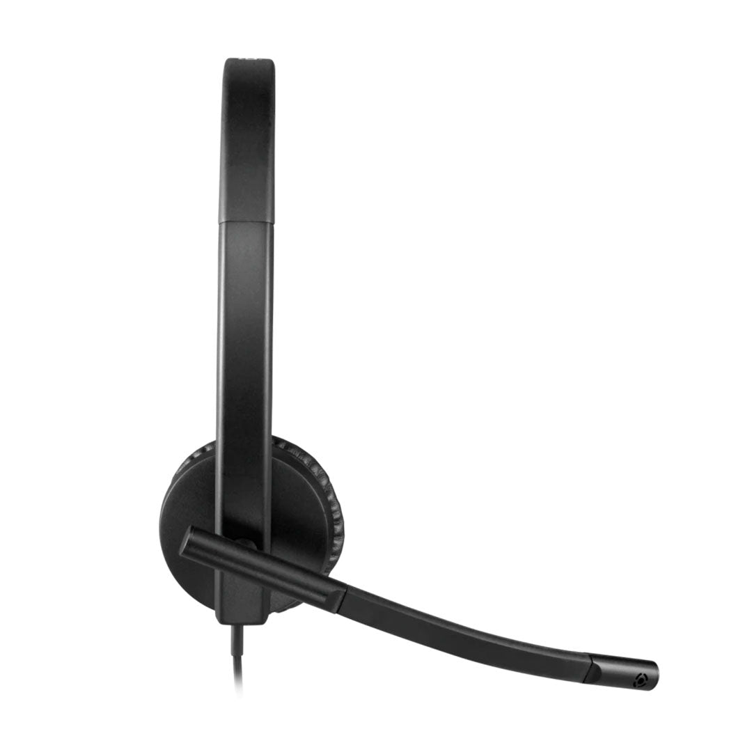 LOGITECH H570E Audífonos con micrófono USB, Negro, 981-000574