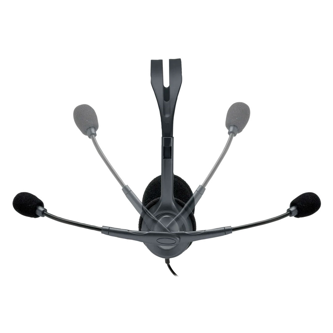 LOGITECH H111 Audífono estéreo con micrófono color Gris 981-000612