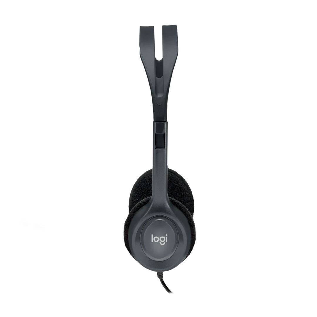 LOGITECH H111 Audífono estéreo con micrófono color Gris 981-000612
