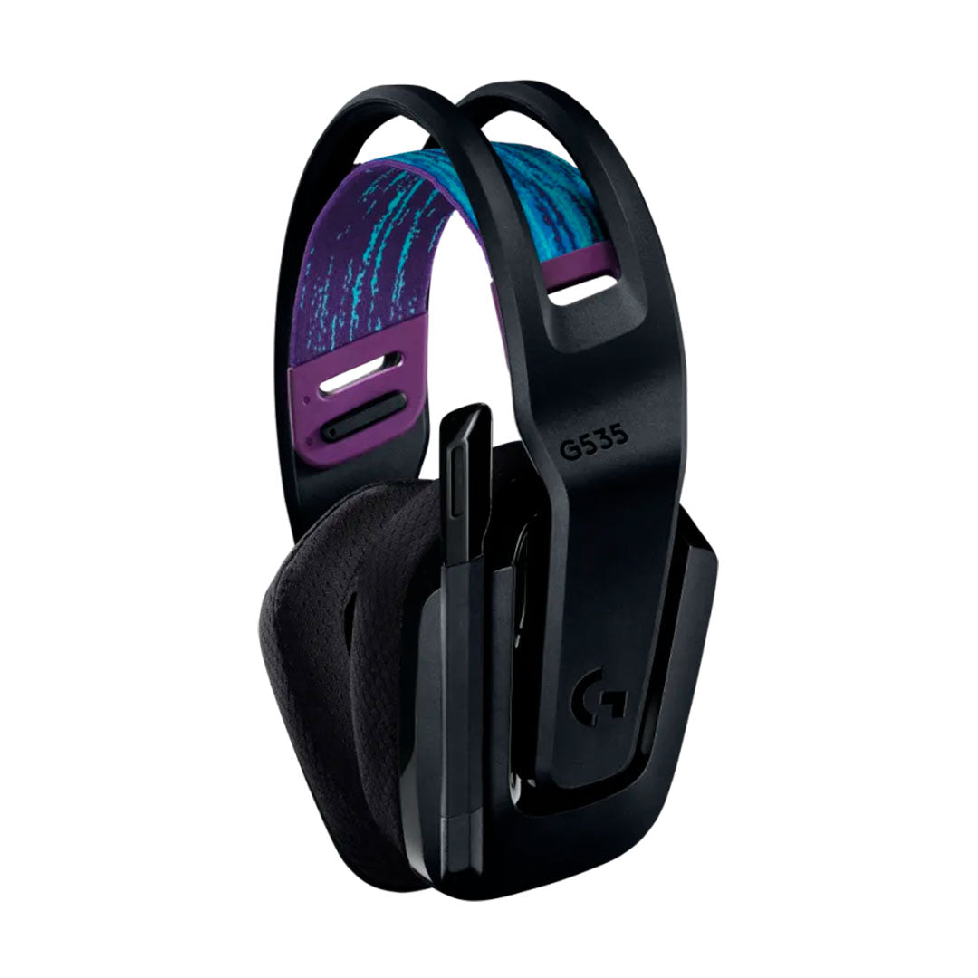 LOGITECH G535 Audífonos inalámbricos gamer con micrófono, Negro, 981-000971