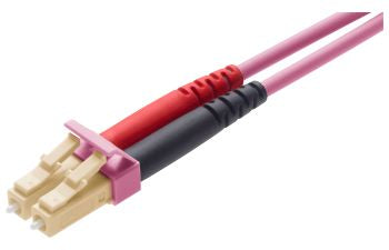 MMC JLCLC2DMUL50OM4 Patch Cord de FO LC-LC dúplex OM4 LSZH multimodo x 2mts