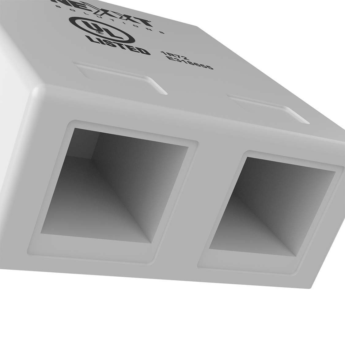 NEXXT SOLUTIONS AE180NXT10 Roseta Adosable Superficial 2 Puertos RJ45