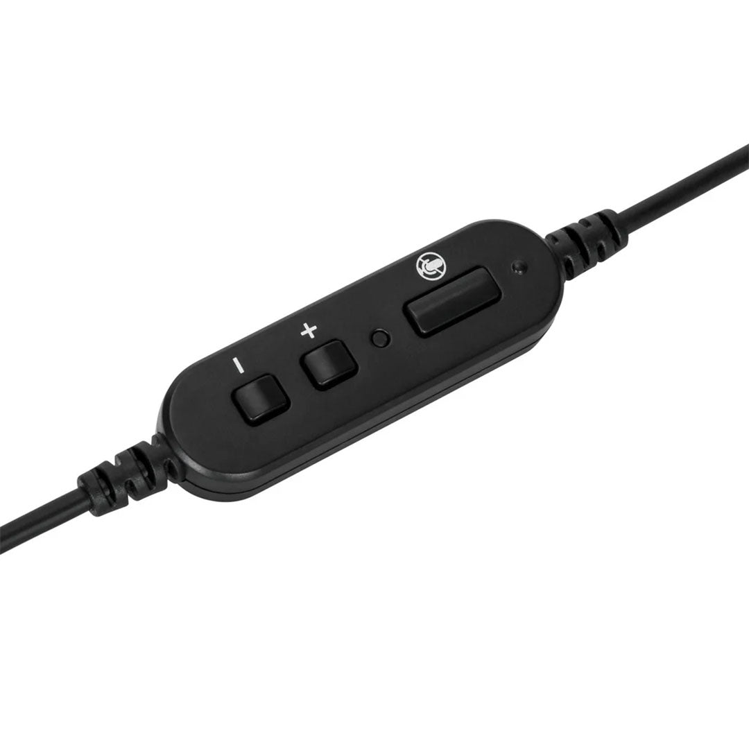 TARGUS AEH102TT Audífono con micrófono Estéreo Over-EAR, USB Negro
