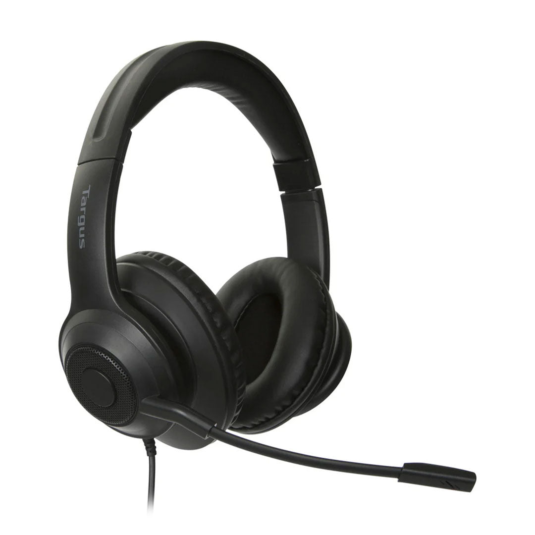 TARGUS AEH102TT Audífono con micrófono Estéreo Over-EAR, USB Negro