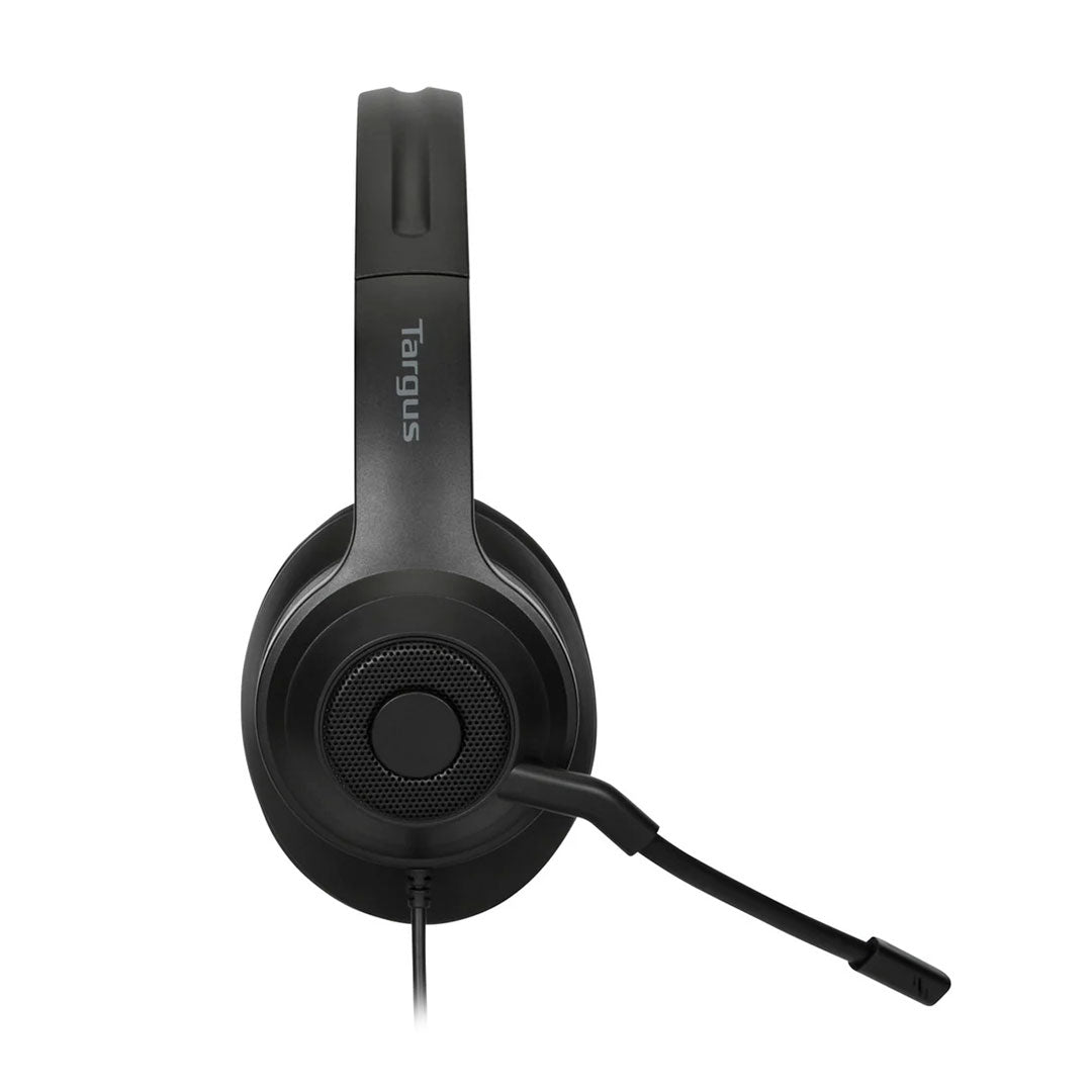 TARGUS AEH102TT Audífono con micrófono Estéreo Over-EAR, USB Negro