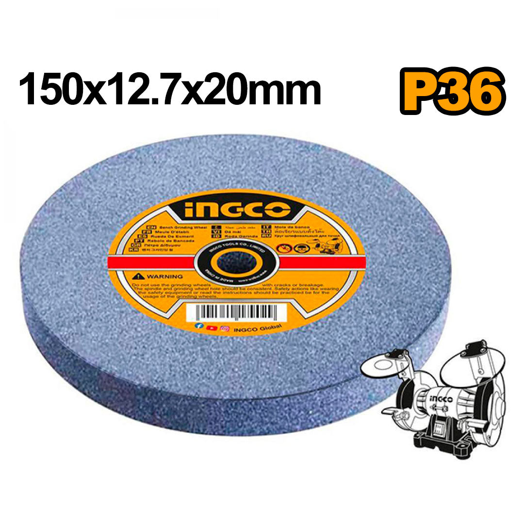 INGCO AGW1506026 Rueda de molienda 150x12.7x20mm P36