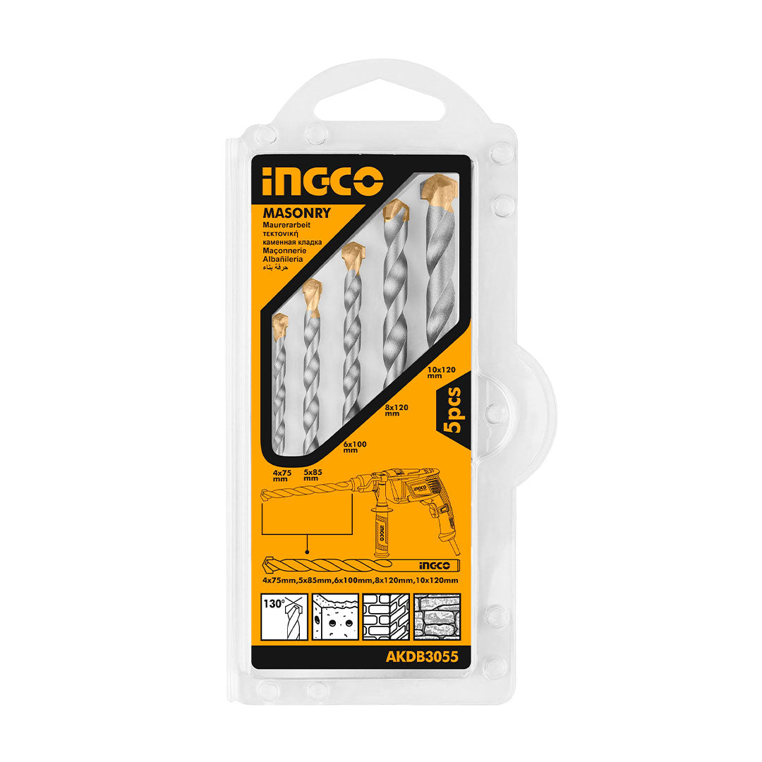 INGCO AKDB3055 Set de 5 Brocas para concreto