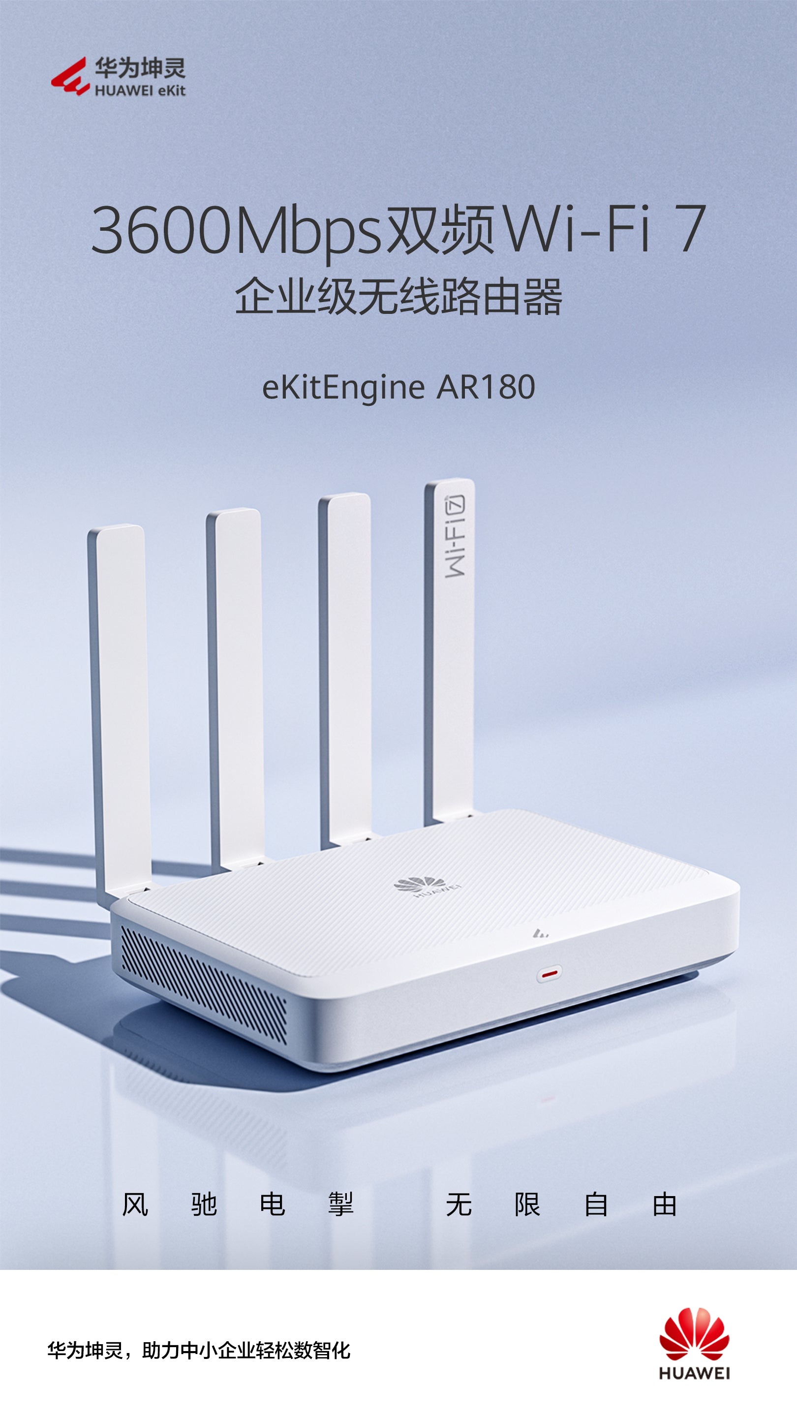 HUAWEI eKIT AR180 Router Wifi7 3.6gb Enterprise Rj45 2.5gb