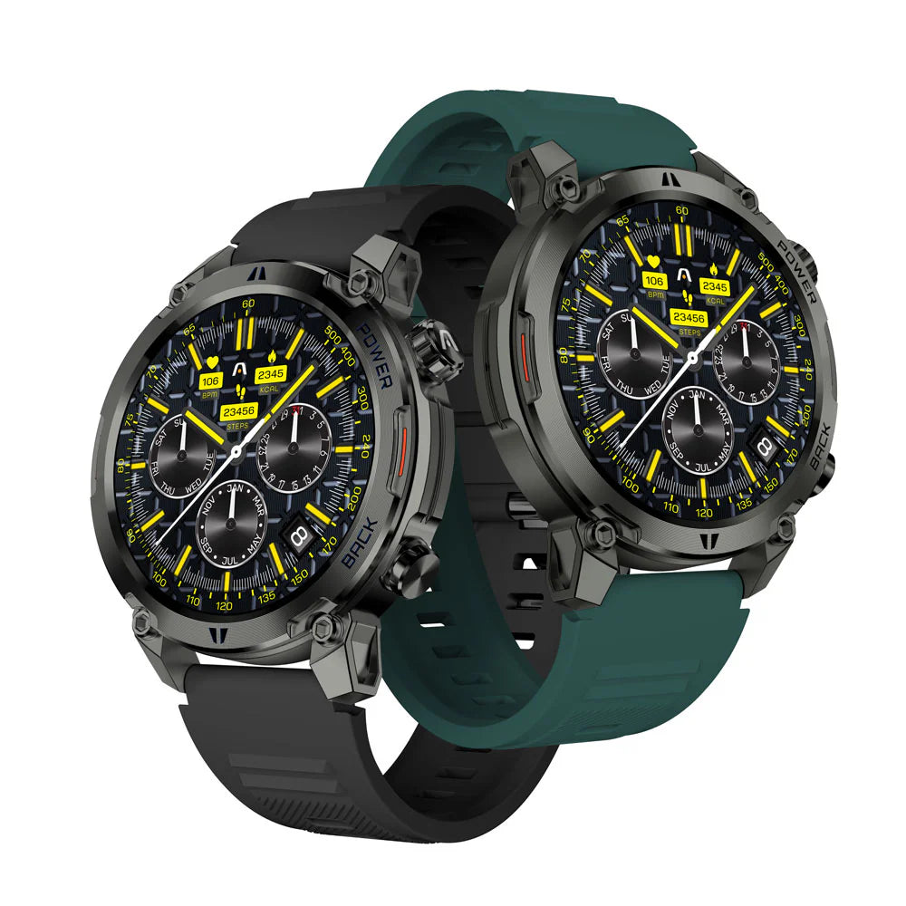 ARGOMTECH RELOJ SMART SKEIWATCH C70 NEGRO 2 CORREAS
