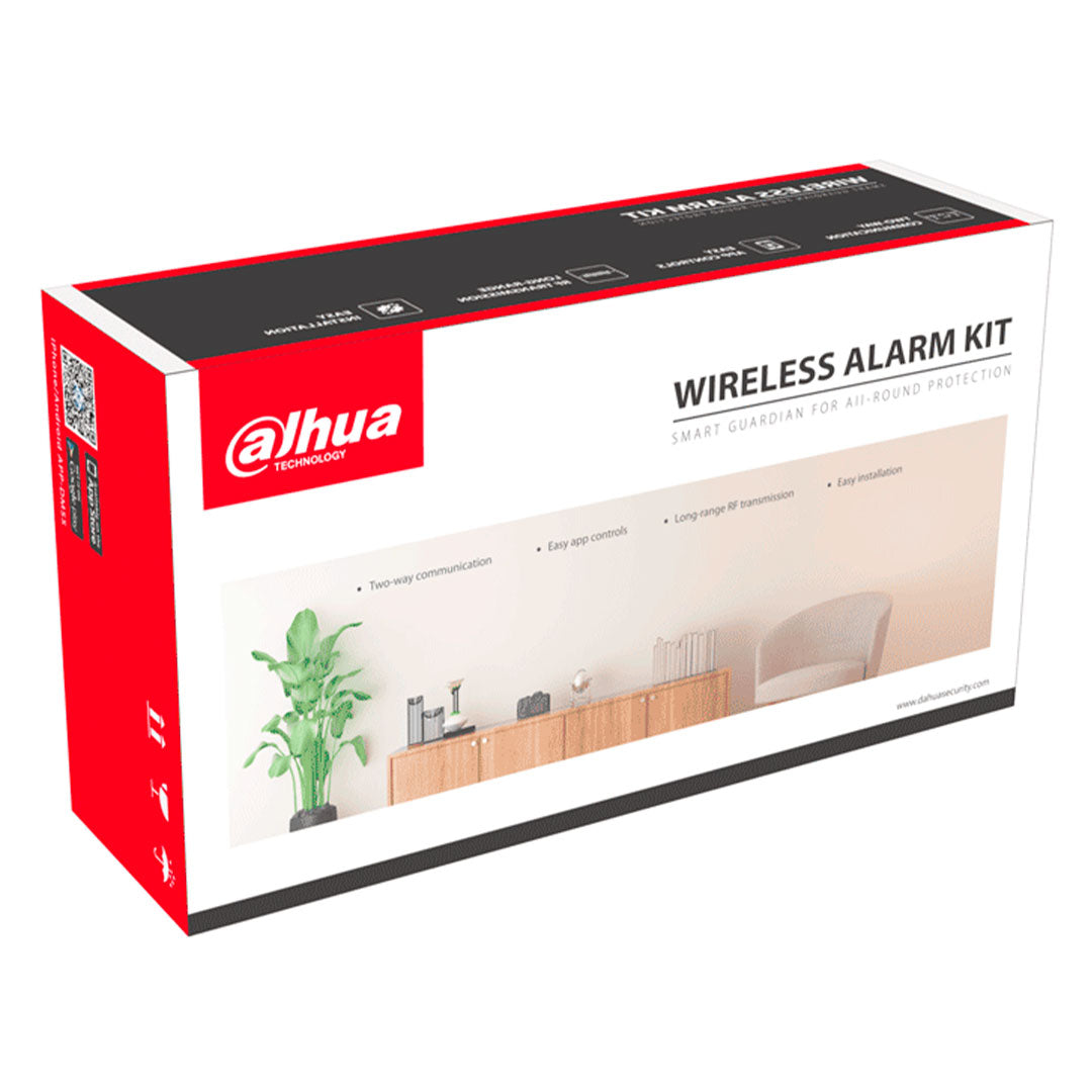 Caja de kit de alarma inalámbrico Dahua, sistema de seguridad para hogar u oficina