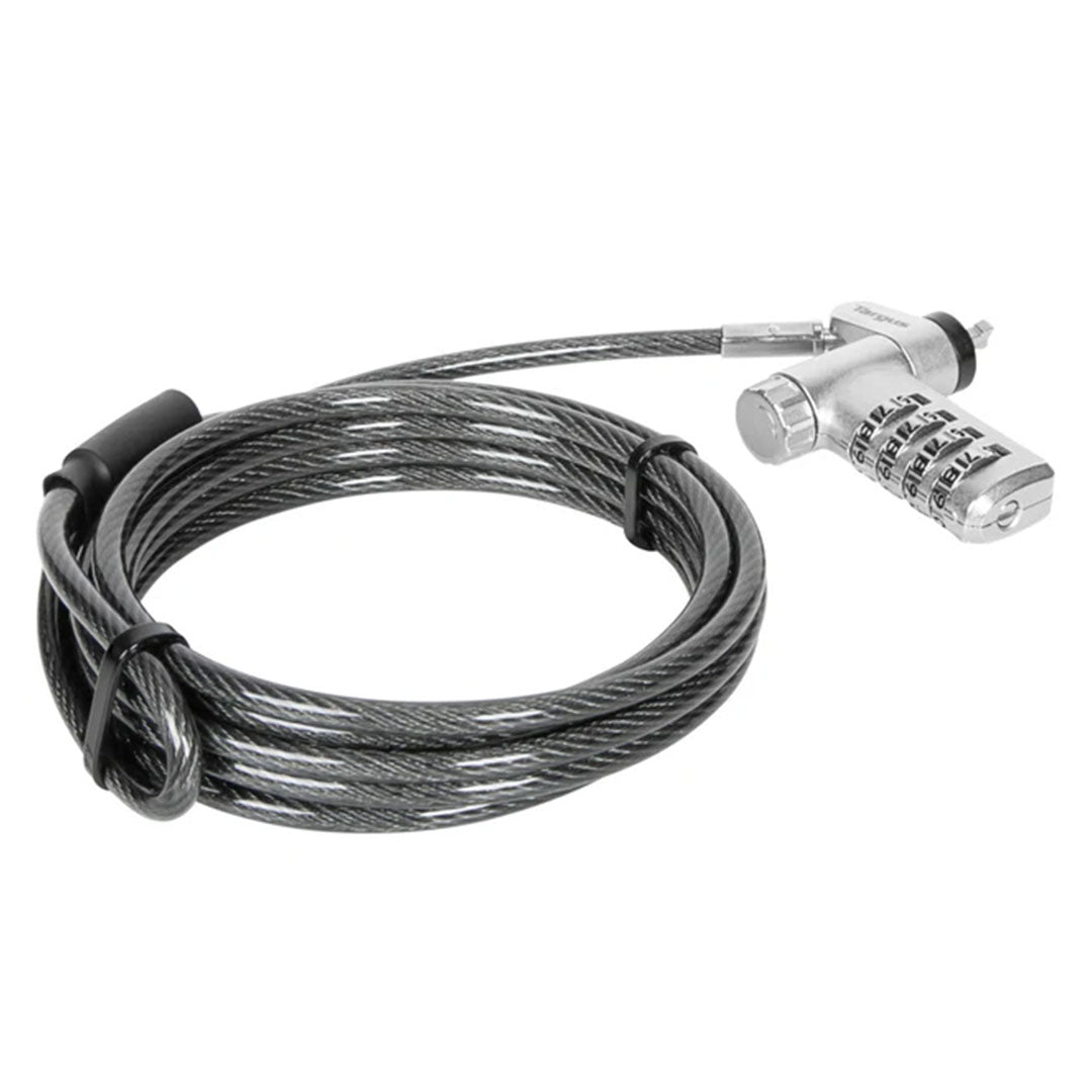 TARGUS ASP96RGL Cable de seguridad Defcon Ultimate Combinado Reseteable Universal