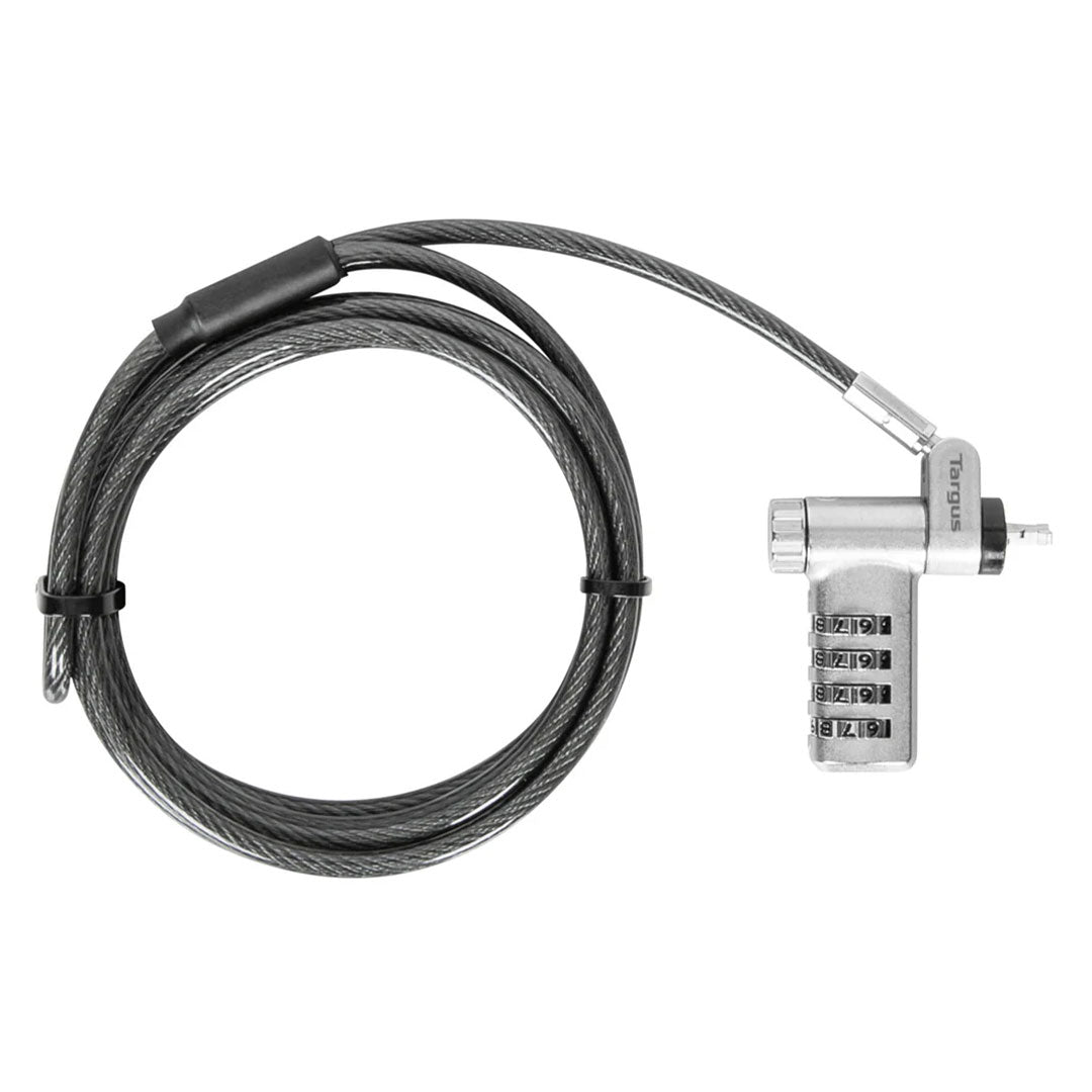 TARGUS ASP96RGL Cable de seguridad Defcon Ultimate Combinado Reseteable Universal