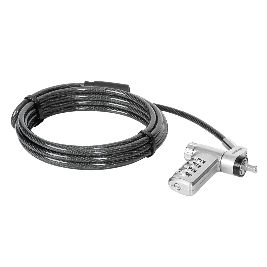 TARGUS ASP96RGLX Cable de seguridad Defcon Ultimate de combinación universal reiniciable