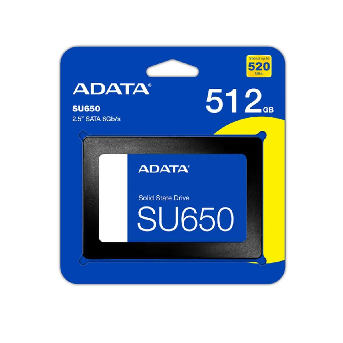 ADATA ASU650SS-512GT-R Unidad Solida 512GB Ultimate SU650 2.5" Flash NAND 3D 520/450MB/s