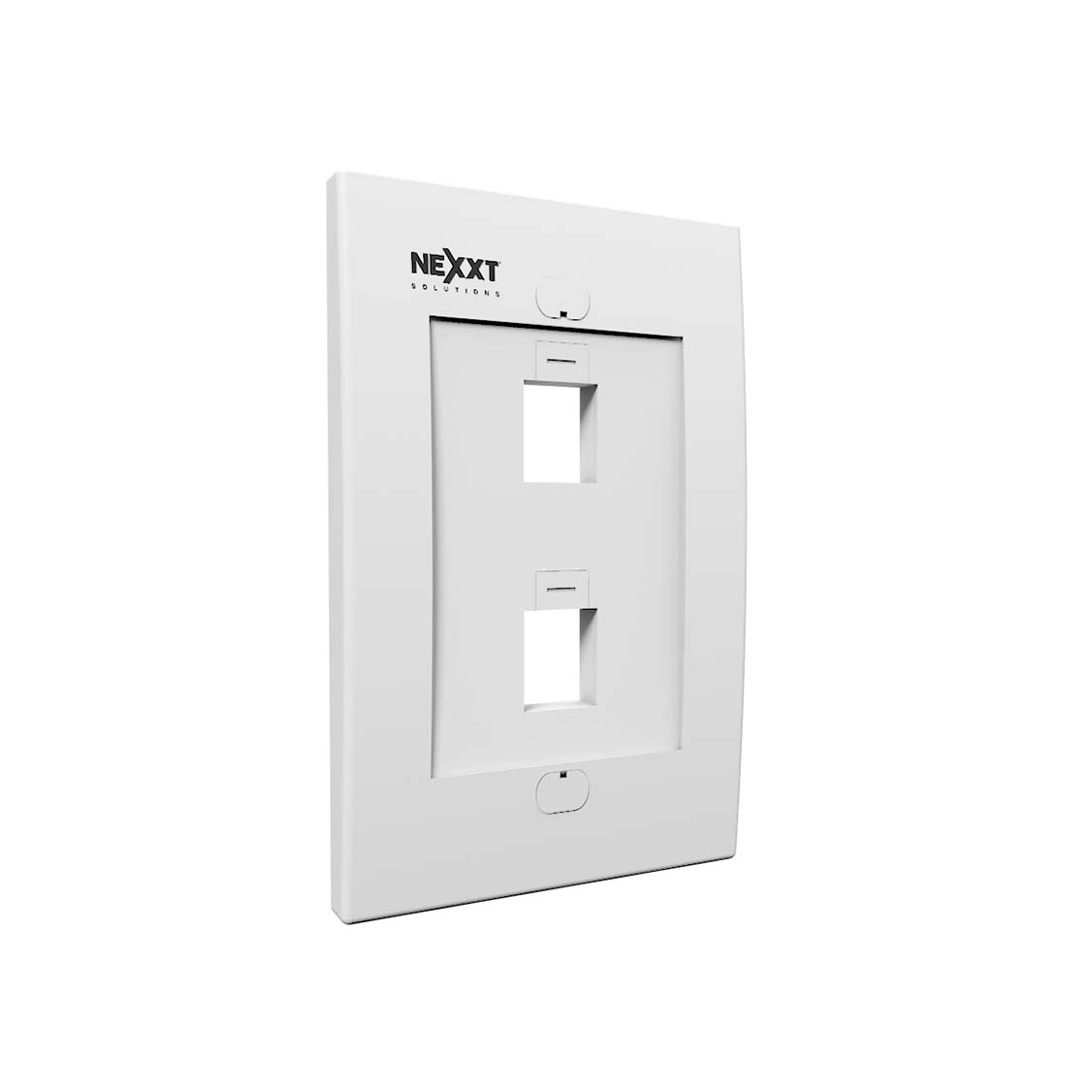 NEXXT SOLUTIONS AW160NXT02 Placa de Pared 2 Puertos Faceplate