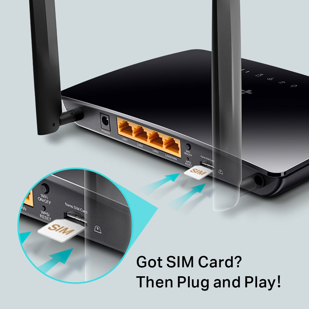 TP-LINK ARCHER MR400 Router 4G LTE AC1200 Doble Banda
