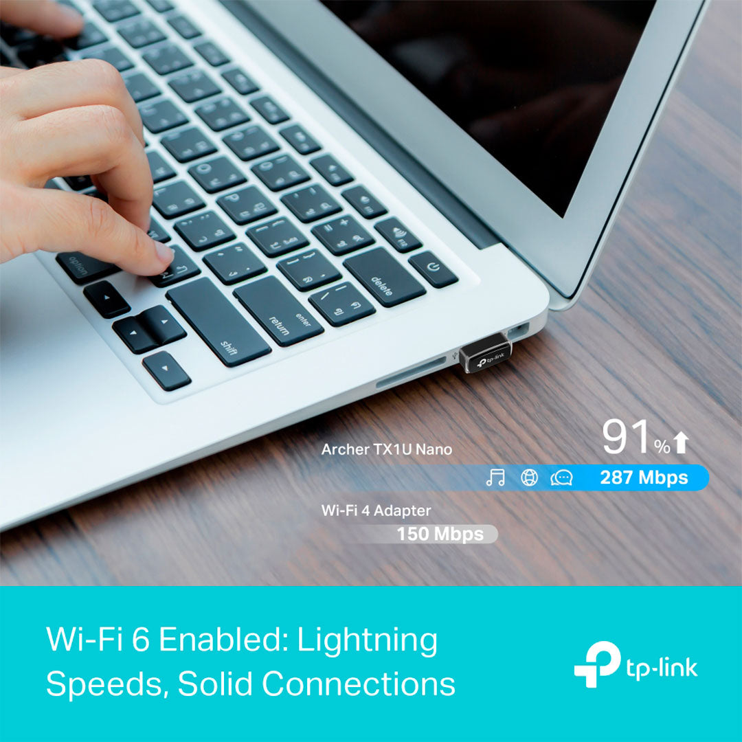 TP-LINK ARCHER TX1U NANO WiFi6 AX300 Adaptador USB
