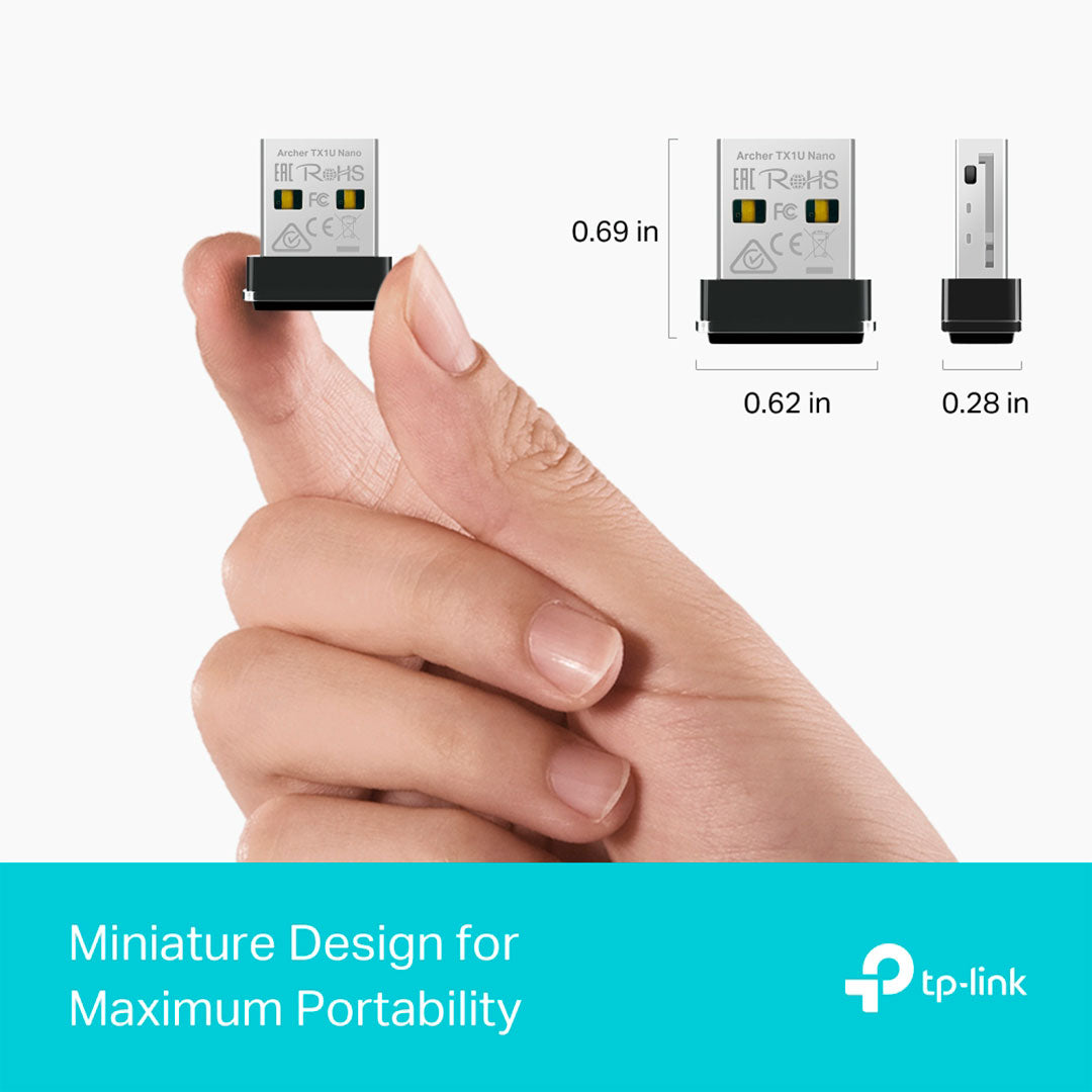 TP-LINK ARCHER TX1U NANO WiFi6 AX300 Adaptador USB