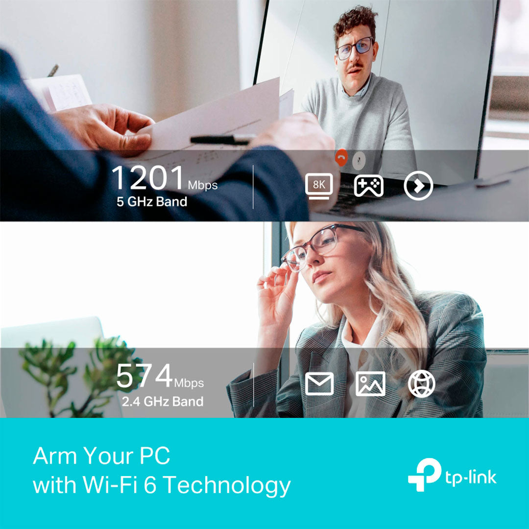 TP-LINK ARCHER TX35U Plus WiFi6 AX1800 Adaptador USB Doble Banda