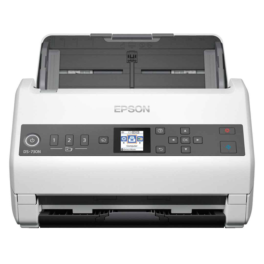 EPSON DS-730N Escáner de Documentos a Color 80 ipm Dúplex y en Red B11B259201