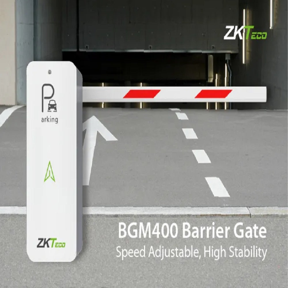 ZKTECO BGM400R Barrera Vehicular Derecho con Brazo de 4m. Incluye Fuente