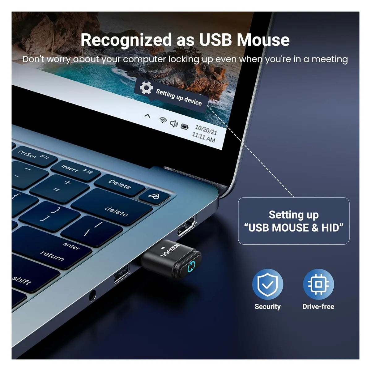 UGREEN BT301 35994 Adaptador USB Bluetooth 5.3 Dongle Plug and Play